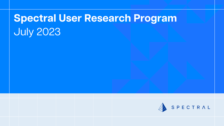 Spectral User Research Program